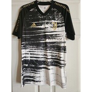 ADIDAS JUVENTUS PRE-MATCH JERSEY FI4891 WHITE/BLACK 2020-2021 SIZE MEN'S SMALL